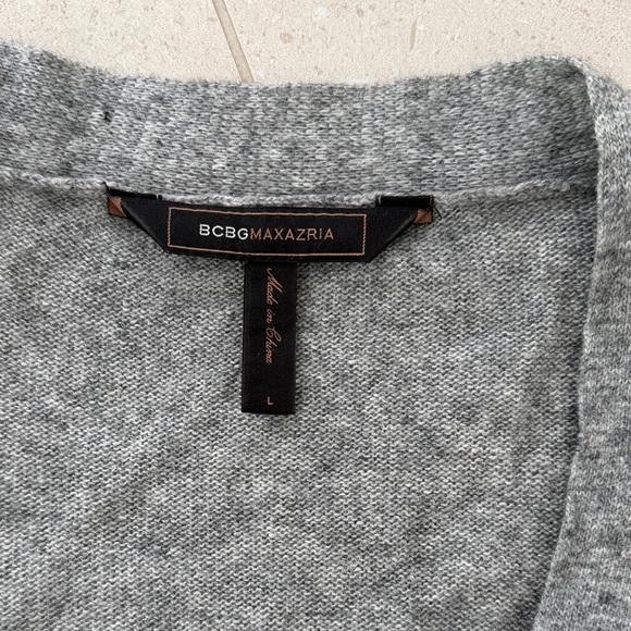 BCBGMaxAzria Gray Knit Robe - Picture 3 of 4